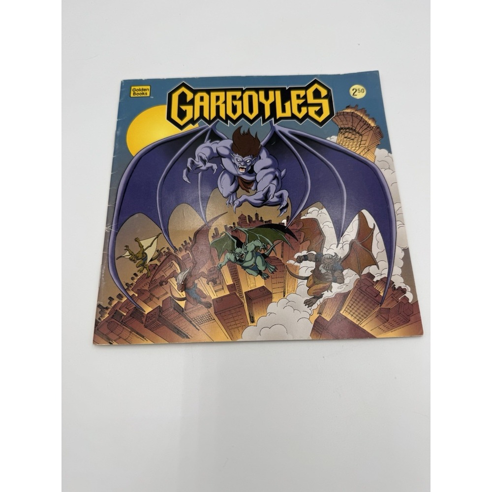 Vintage‎ Gargoyles Cartoon by Lawrence Henry Golden Books Paperback Book 1995